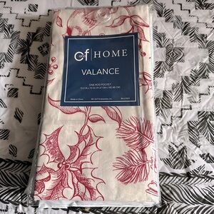 3 Red and White Valance individual valances available *$15 each piece*